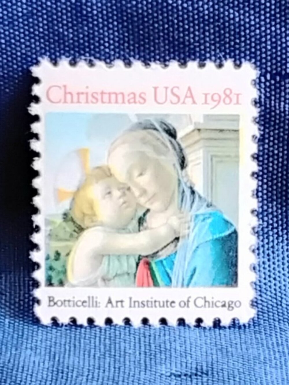 Uncirculated USA 1981 Christmas Botticelly, Art Institute... 20 Cent Stamp!!